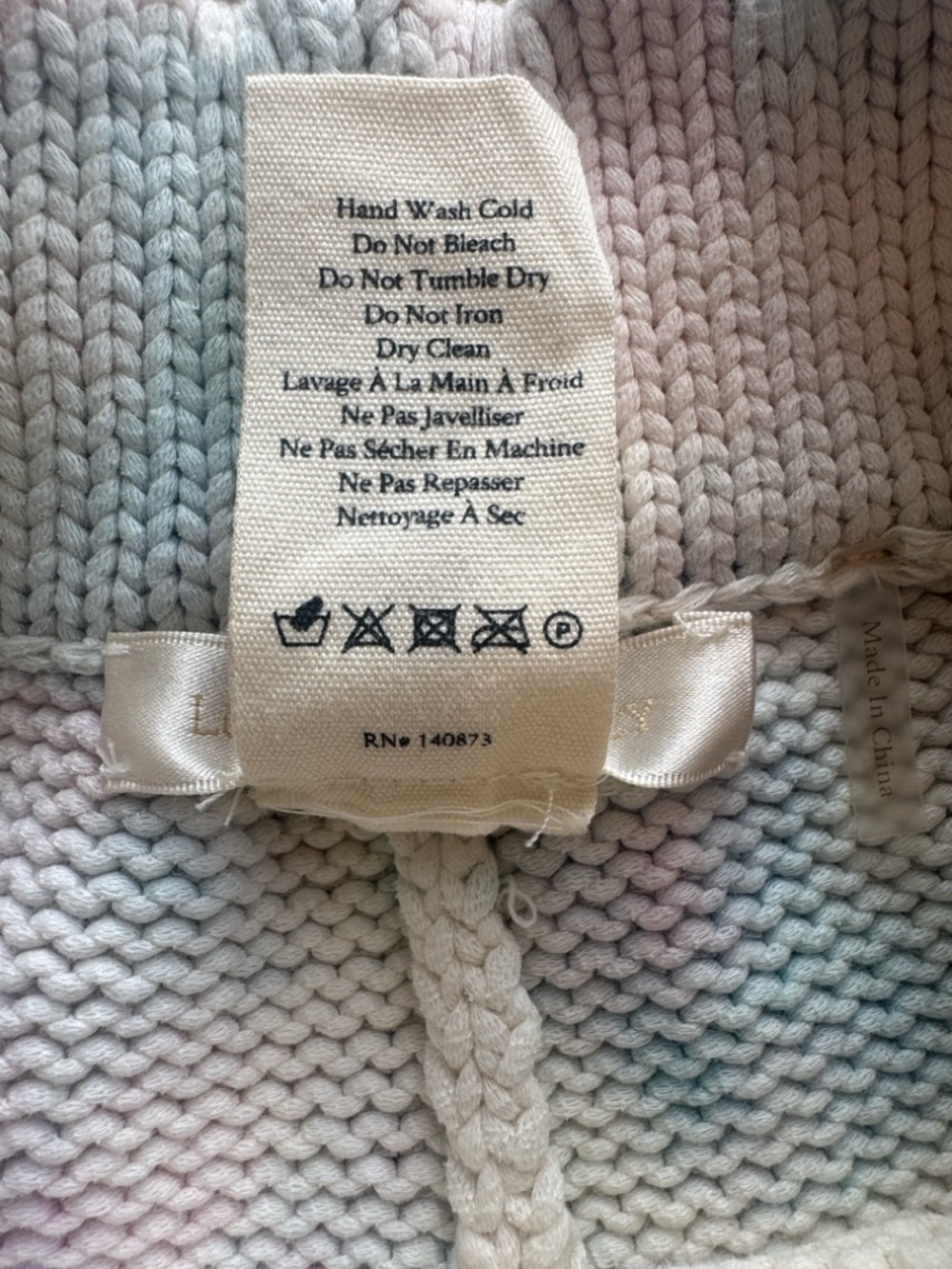 LoveShackFancy Karissa Short Cotton Candy Hand Dye Size XS - Picture 10 of 13